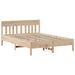 Cadre de lit sans matelas 150x200 cm bois de pin massif - Photo n°5