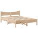 Cadre de lit sans matelas 150x200 cm bois de pin massif - Photo n°5