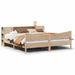 Cadre de lit sans matelas 180x200 cm bois massif de pin - Photo n°2