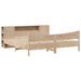 Cadre de lit sans matelas 180x200 cm bois massif de pin - Photo n°3