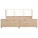 Cadre de lit sans matelas 180x200 cm bois massif de pin - Photo n°4