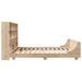 Cadre de lit sans matelas 180x200 cm bois massif de pin - Photo n°7