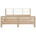 Cadre de lit sans matelas 200x200 cm bois massif de pin - Photo n°4