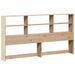 Cadre de lit sans matelas 200x200 cm bois massif de pin - Photo n°7