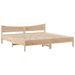 Cadre de lit sans matelas 200x200 cm bois massif de pin - Photo n°5