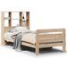 Cadre de lit sans matelas 75x190 cm bois de pin massif - Photo n°2