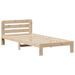 Cadre de lit sans matelas 75x190 cm bois de pin massif - Photo n°8