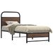 Cadre de lit sans matelas 75x190cm chêne marron bois ingénierie - Photo n°1