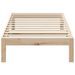 Cadre de lit sans matelas 80x200 cm bois massif de pin - Photo n°5