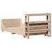 Cadre de lit sans matelas 90x190 cm bois de pin massif - Photo n°8