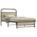 Cadre de lit sans matelas 90x190cm chêne sonoma bois ingénierie - Photo n°1