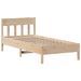 Cadre de lit sans matelas 90x200 cm bois de pin massif - Photo n°5