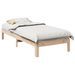 Cadre de lit sans matelas 90x200 cm bois de pin massif - Photo n°1