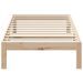 Cadre de lit sans matelas 90x200 cm bois de pin massif - Photo n°5