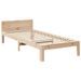 Cadre de lit sans matelas 90x200 cm bois de pin massif - Photo n°3