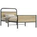 Cadre de lit sans matelas 90x200cm chêne sonoma bois ingénierie - Photo n°1
