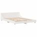 Cadre de lit sans matelas blanc 135x190 cm bois de pin massif - Photo n°5