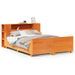 Cadre de lit sans matelas cire marron 120x190cm bois pin massif - Photo n°2