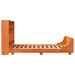 Cadre de lit sans matelas cire marron 120x200cm bois pin massif - Photo n°7