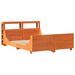 Cadre de lit sans matelas cire marron 140x190cm bois pin massif - Photo n°3