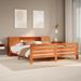 Cadre de lit sans matelas cire marron 180x200cm bois pin massif - Photo n°1