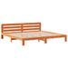 Cadre de lit sans matelas cire marron 180x200cm bois pin massif - Photo n°8