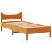 Cadre de lit sans matelas cire marron 90x200 cm bois pin massif - Photo n°5