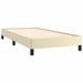 Cadre de lit sans matelas crème 90x190 cm similicuir - Photo n°4