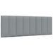 Cadre de lit sans matelas gris clair 120x200 cm tissu - Photo n°7