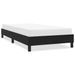 Cadre de lit sans matelas noir 90x210 cm velours - Photo n°1