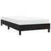 Cadre de lit sans matelas noir 90x210 cm velours - Photo n°4