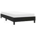 Cadre de lit sans matelas noir 90x220 cm velours - Photo n°4