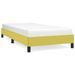 Cadre de lit sans matelas vert 100x200 cm tissu - Photo n°2