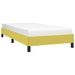 Cadre de lit sans matelas vert 100x200 cm tissu - Photo n°3