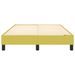 Cadre de lit sans matelas vert 120x200 cm tissu - Photo n°5