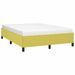 Cadre de lit sans matelas vert 140x190 cm tissu - Photo n°4