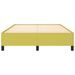 Cadre de lit sans matelas vert 140x190 cm tissu - Photo n°5