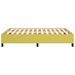 Cadre de lit sans matelas vert 140x190 cm tissu - Photo n°6