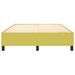 Cadre de lit sans matelas vert 140x190 cm tissu - Photo n°5