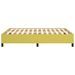 Cadre de lit sans matelas vert 140x200 cm tissu - Photo n°6