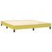 Cadre de lit sans matelas vert 160x200 cm tissu - Photo n°4