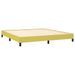 Cadre de lit sans matelas vert 180x200 cm tissu - Photo n°4