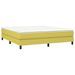 Cadre de lit sans matelas vert 180x200 cm tissu - Photo n°3