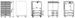 Caisson à rideau sur roulettes 2 tiroirs blanc imprimé tour Eiffel Orga 70 cm - Photo n°4