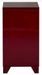 Caisson de rangement 1 porte métal rouge vernis Labell - Photo n°2