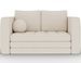 Canapé 2 places convertible BRIZOL en tissu chenille - 137 cm - Photo n°1