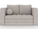 Canapé 2 places convertible BRIZOL en tissu chenille - 137 cm - Photo n°1