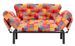 Canapé 2 places transformable en lit tissu patchwork Pliaz 155 cm - Photo n°2