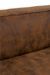 Canapé 3 places en cuir marron vintage Coza 224 cm - Photo n°6