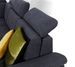 Canapé angle gauche convertible tissu beige chiné et simili beige avec appuis-tête réglables Kepita 260 cm - Photo n°10